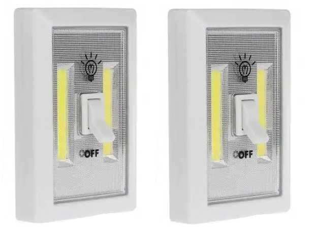 Set 2 x Intrerupatoare fara fir cu LED Super Bright Switch